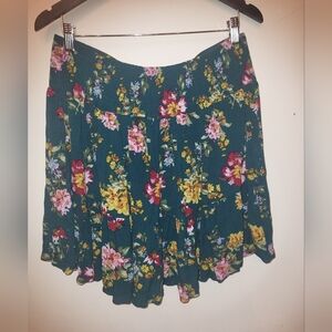 NATURAL LIFE Green Floral Skirt